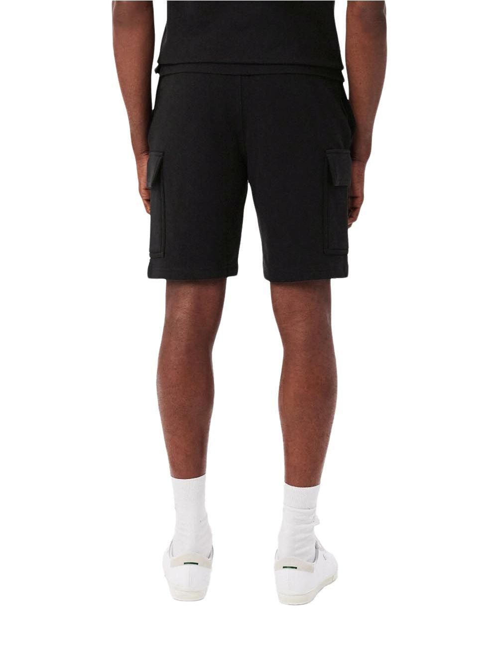 Pantaloncino Felpa Lacoste cargo Uomo - Nero