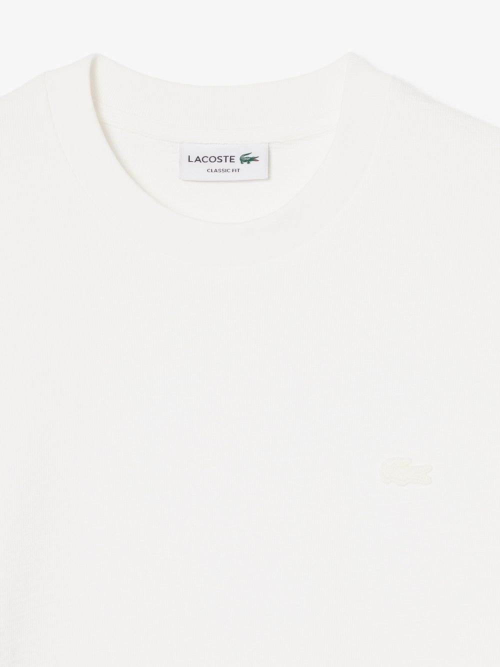 T-shirt Lacoste in jersey testurizzata Uomo - Bianco