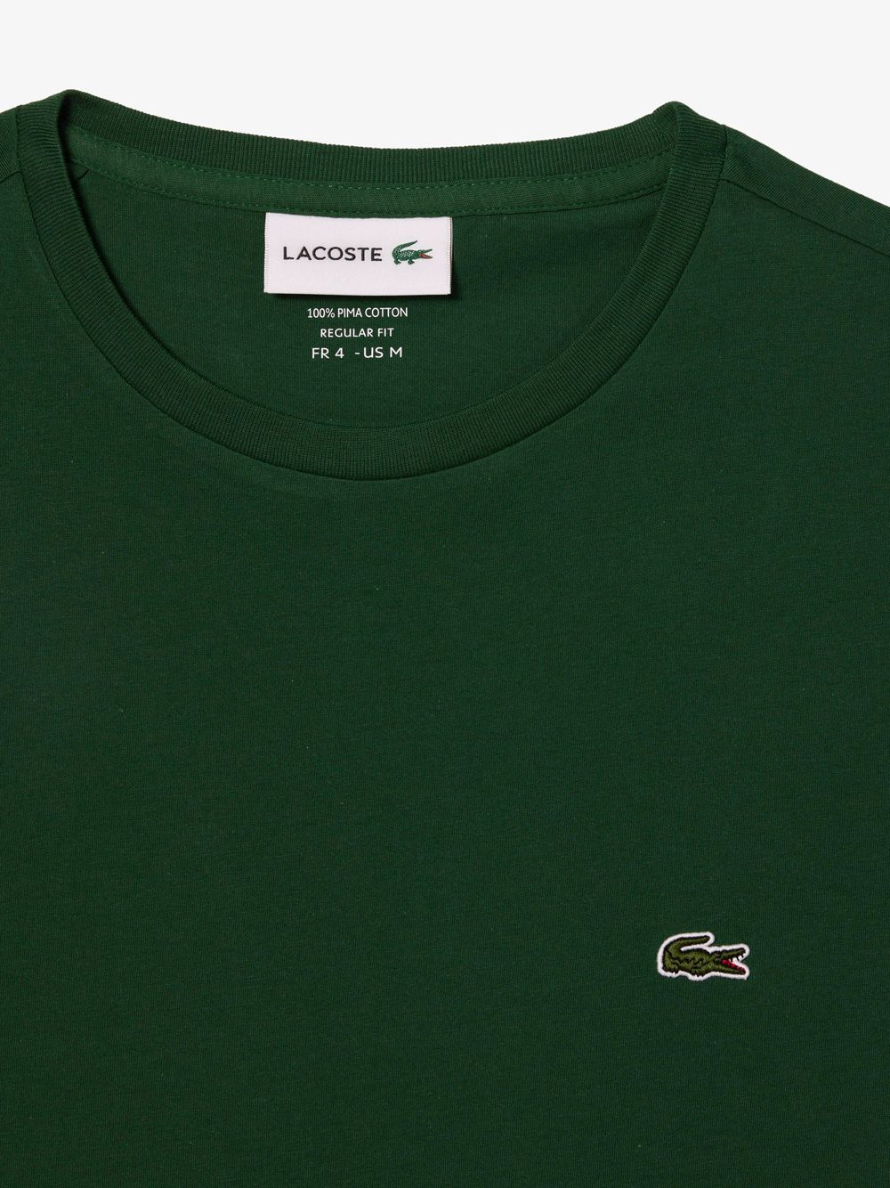 T-shirt Lacoste in cotone Pima Uomo - Verde