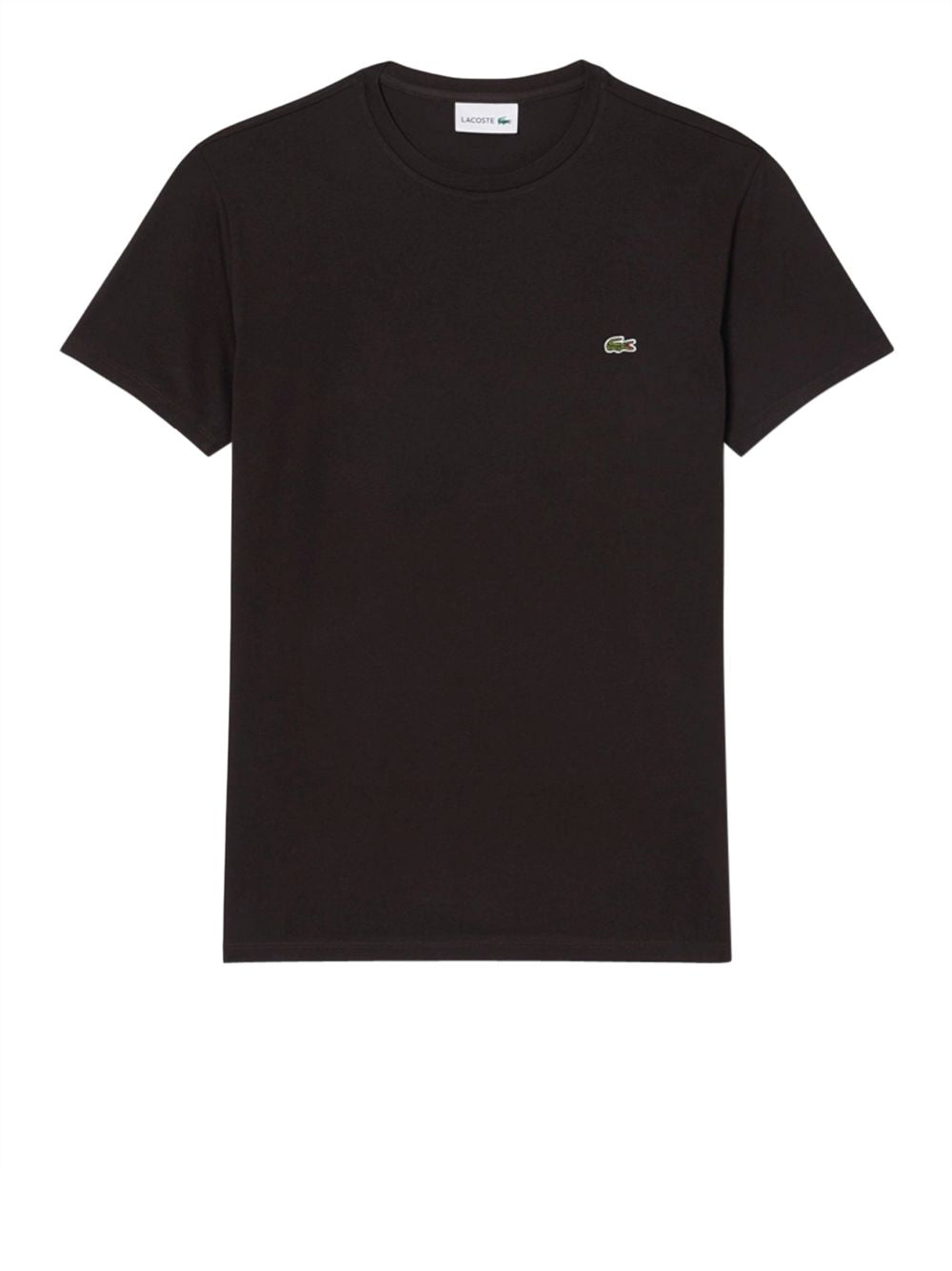 T-shirt Lacoste in cotone Pima Uomo - Marrone