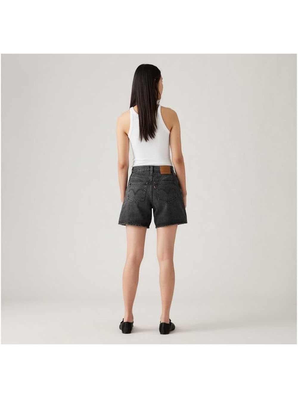 Shorts Levi's HIGH BAGGY Donna - Nero