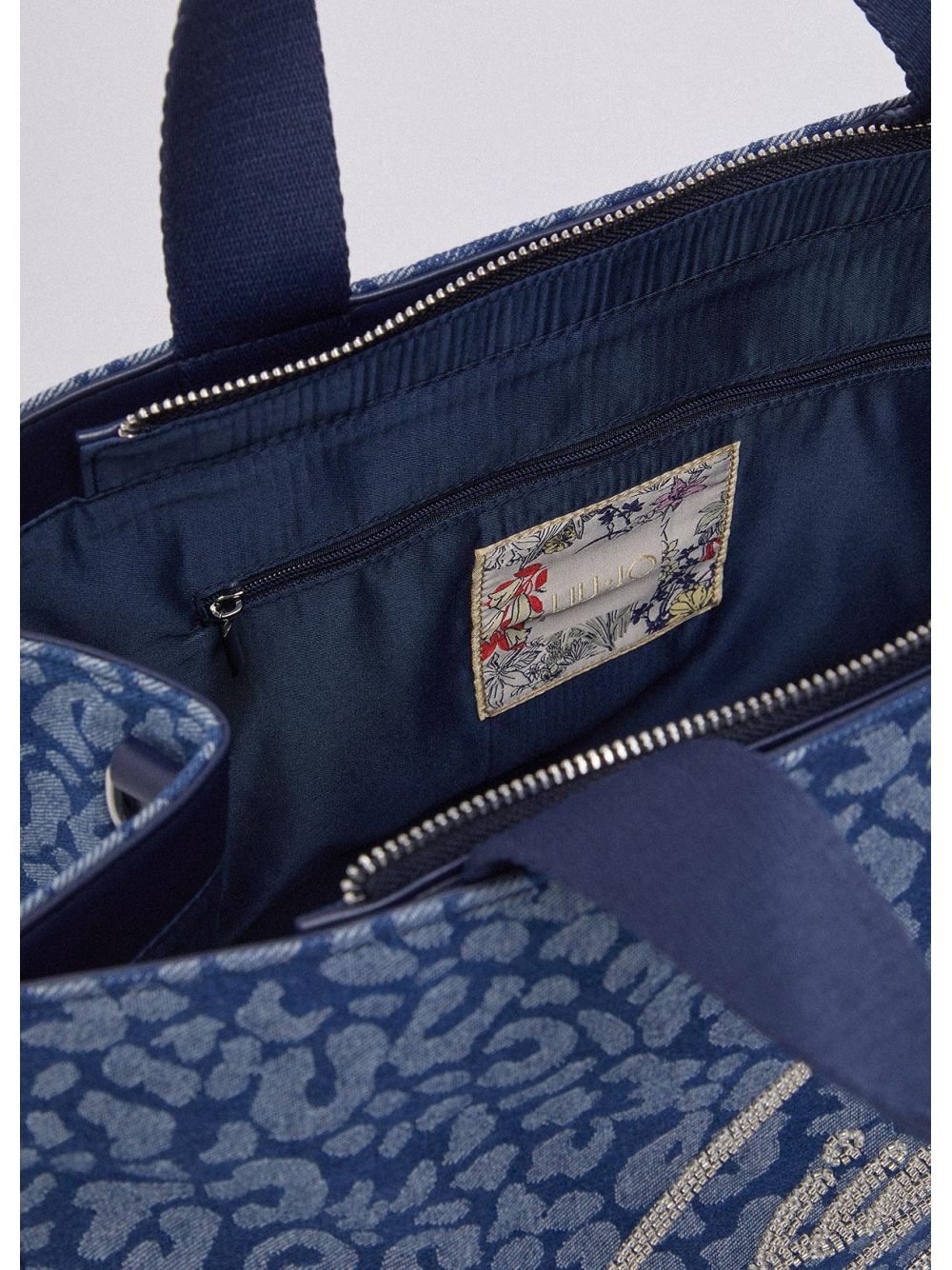 Borsa Liu Jo Tote bag animalier Donna - Denim
