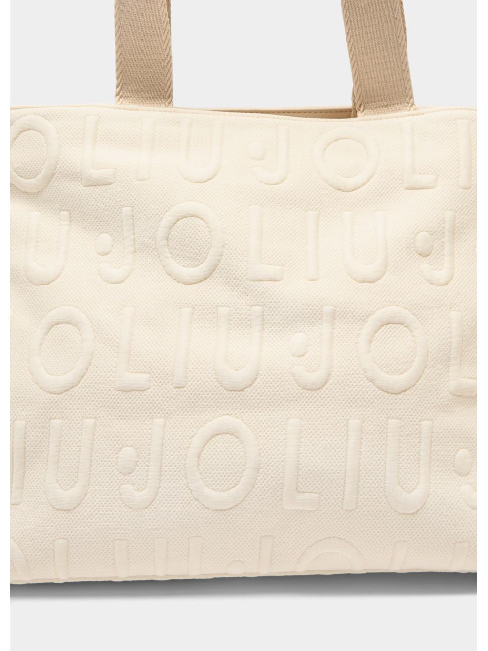 Borsa Liu Jo tote media in maglia Donna - Bianco