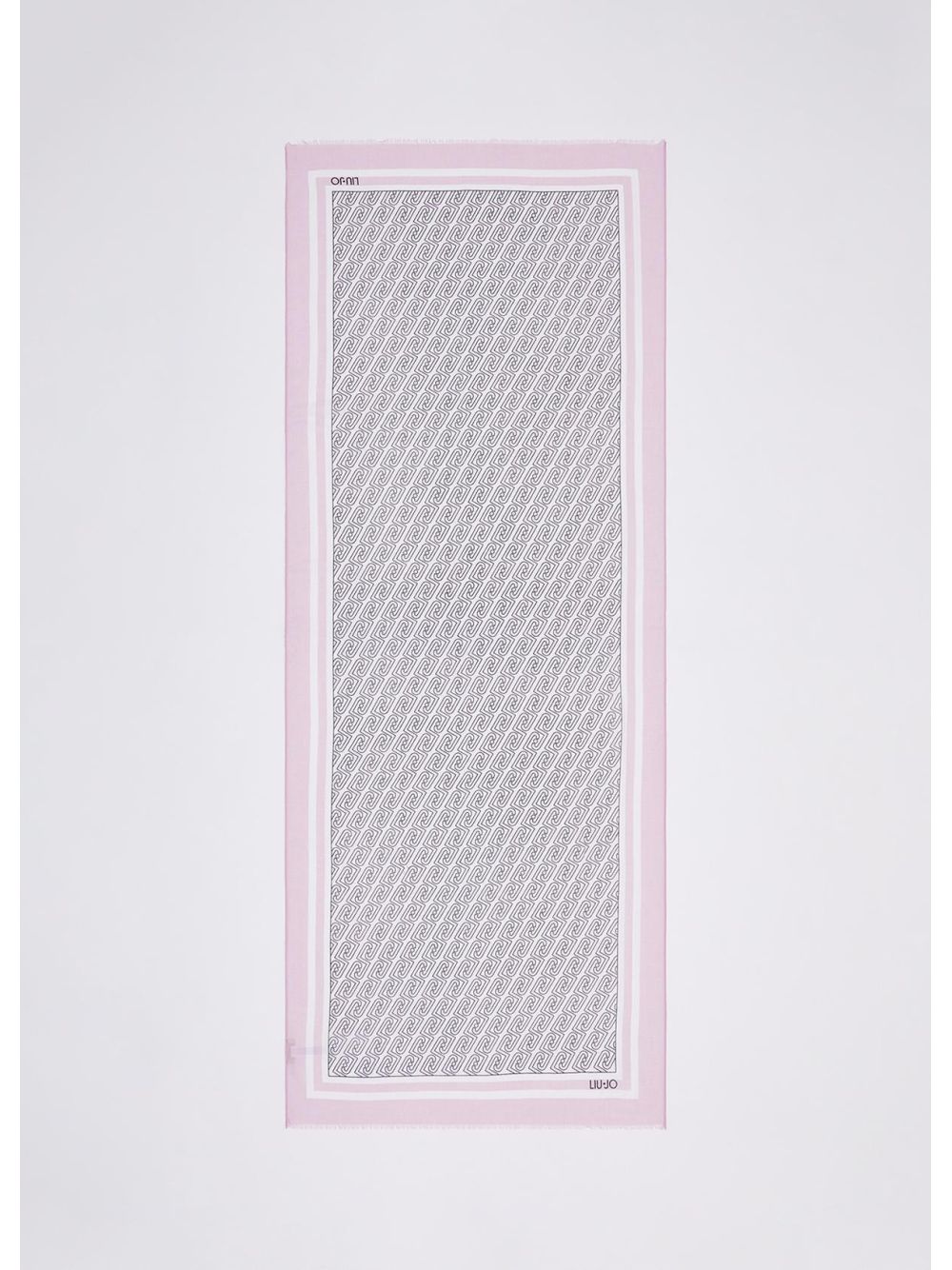 Foulard Liu Jo grande con logo Donna - Rosa