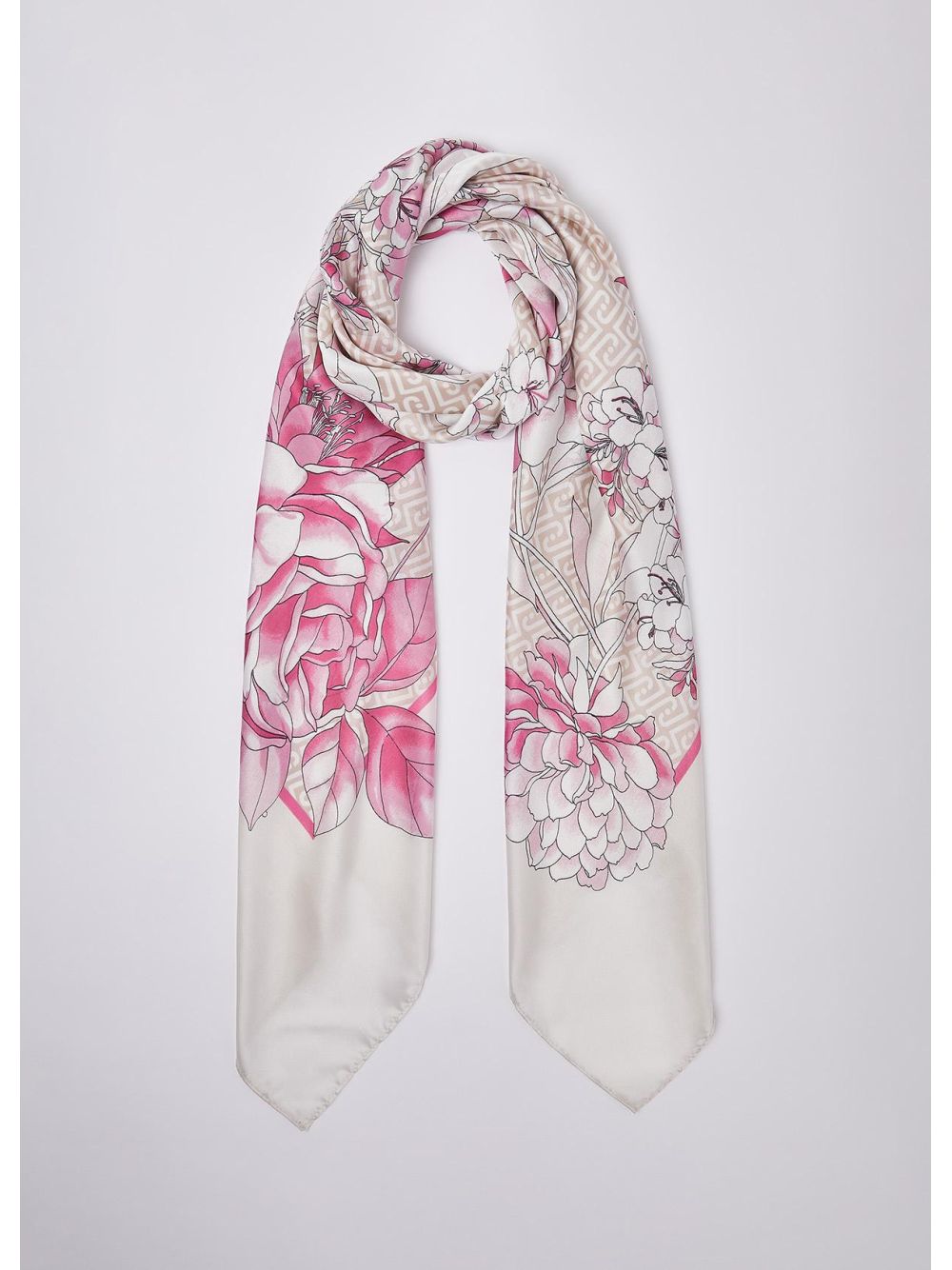 Foulard Liu Jo grande a fiori Donna - Rosa