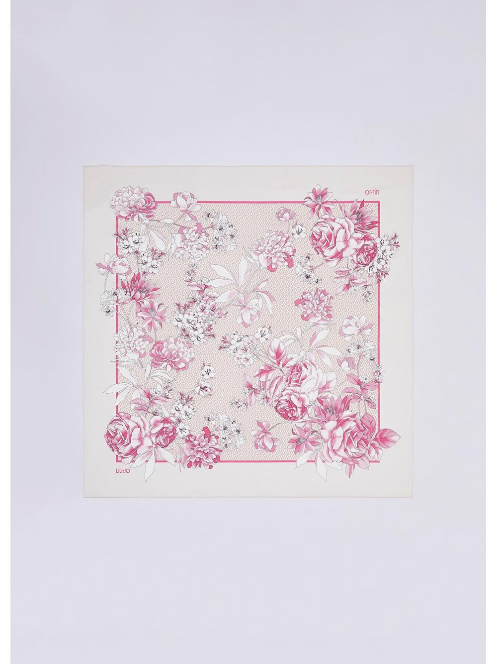 Foulard Liu Jo grande a fiori Donna - Rosa