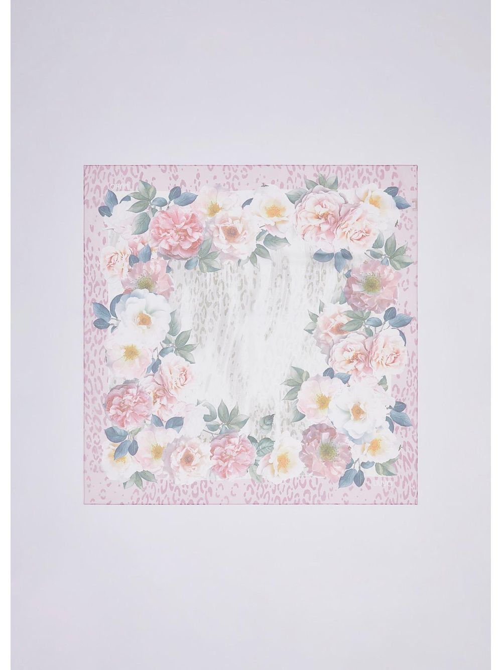 Foulard Liu Jo grande con peonie Donna - Rosa