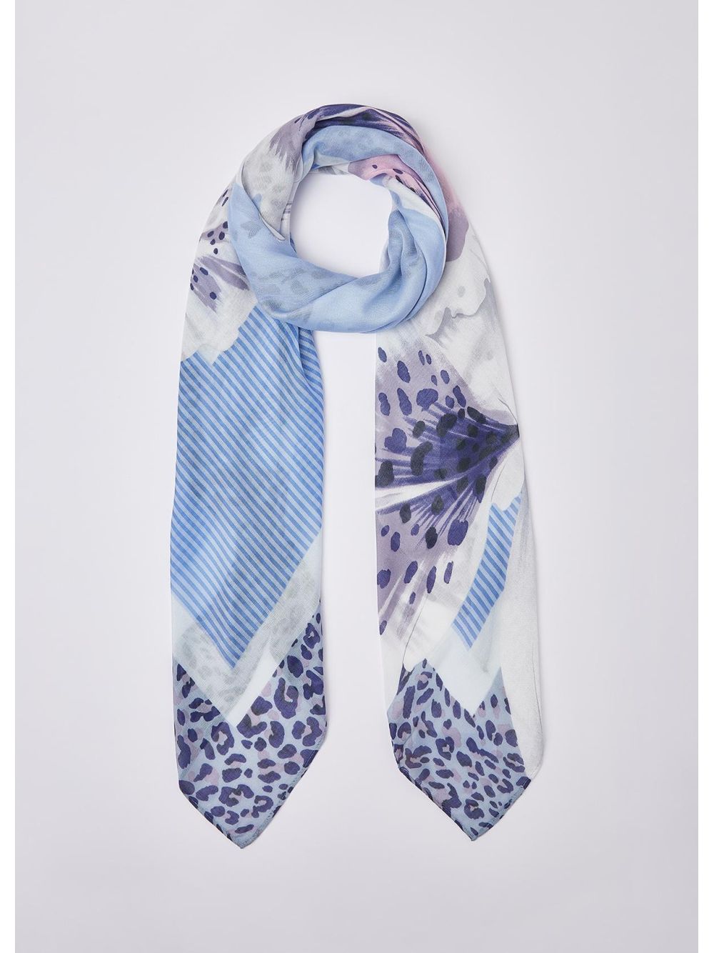 Foulard Liu Jo grande con orchidea Donna - Blu