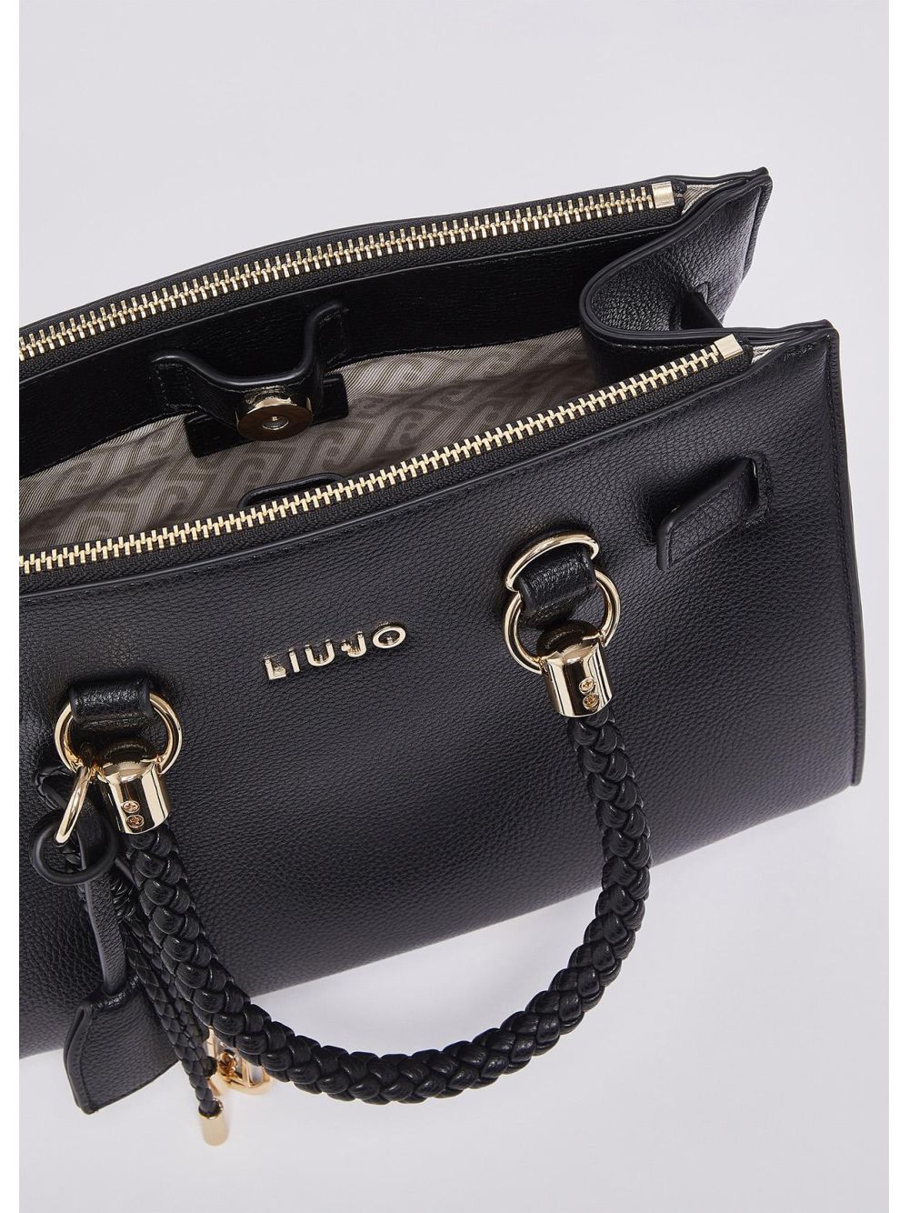 Borsa Liu Jo satchel con charms Donna - Nero