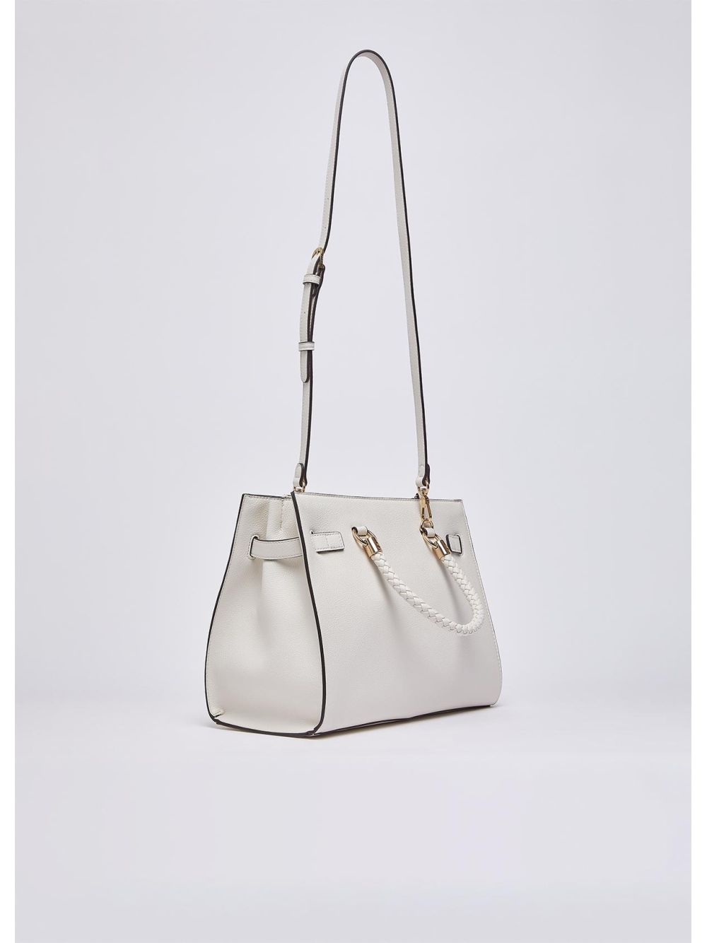 Borsa Liu Jo satchel con charms Donna - Avorio