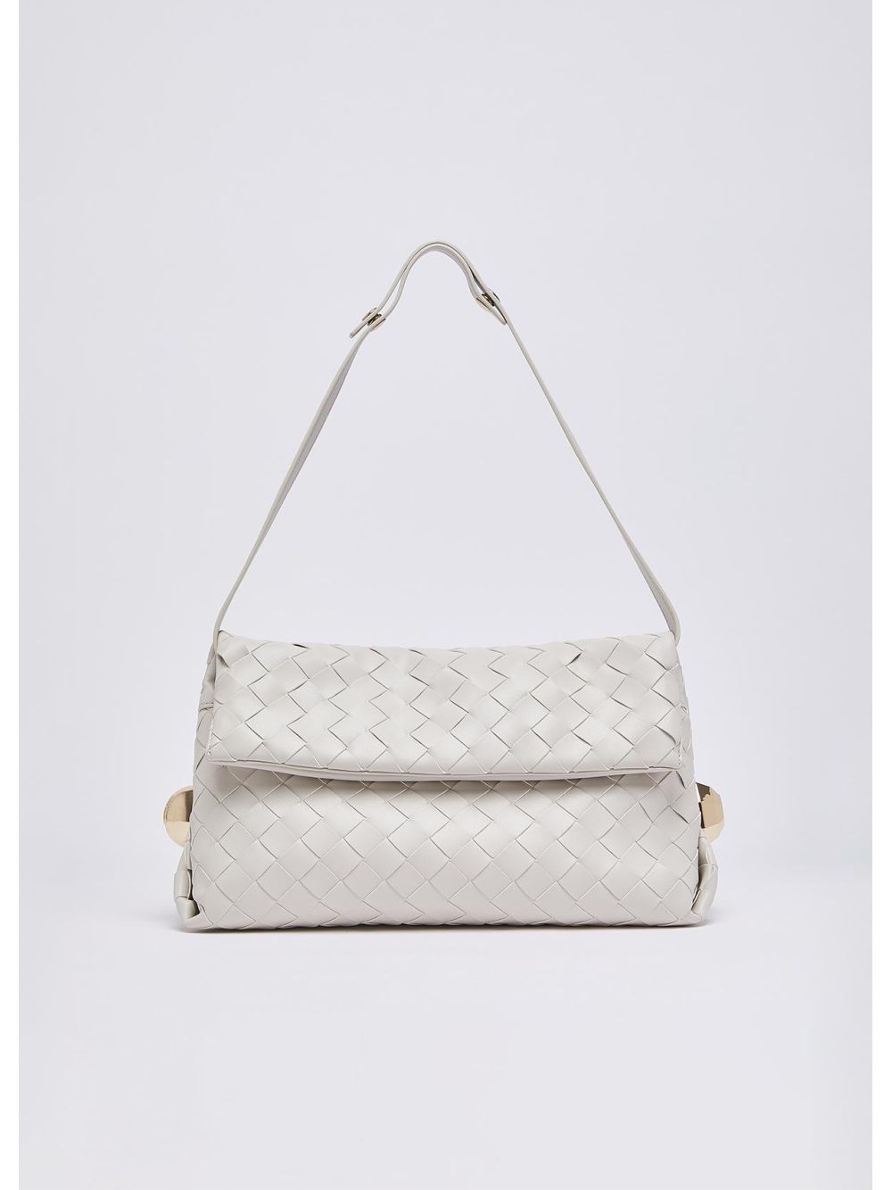 Borsa Pochette Liu Jo Riccy media intrecciata Donna - Avorio