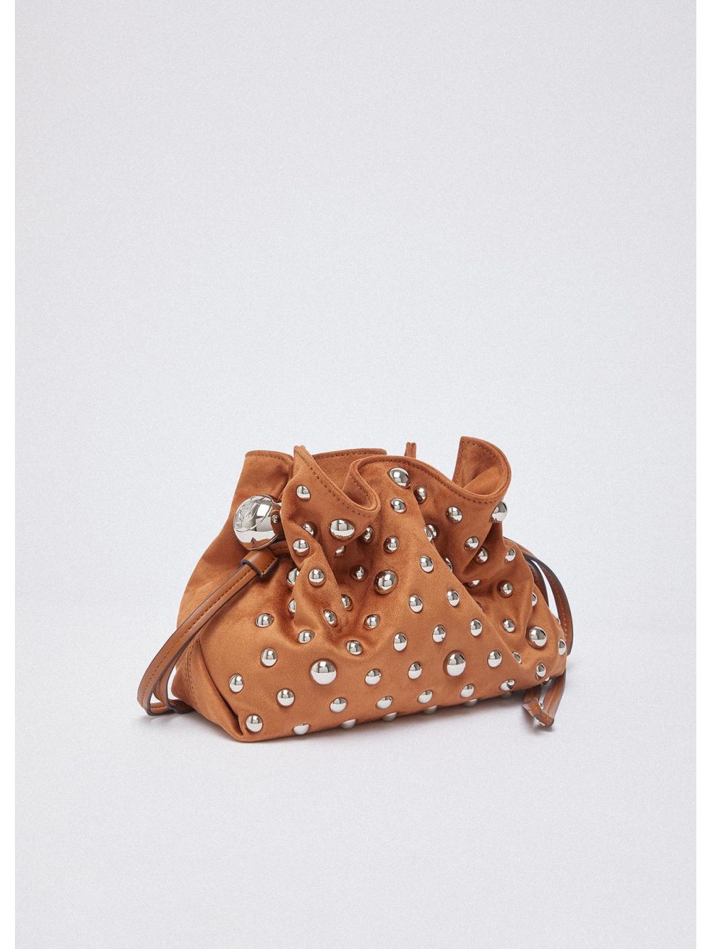 Borsa Liu Jo Riccy piccola con borchie Donna - Marrone