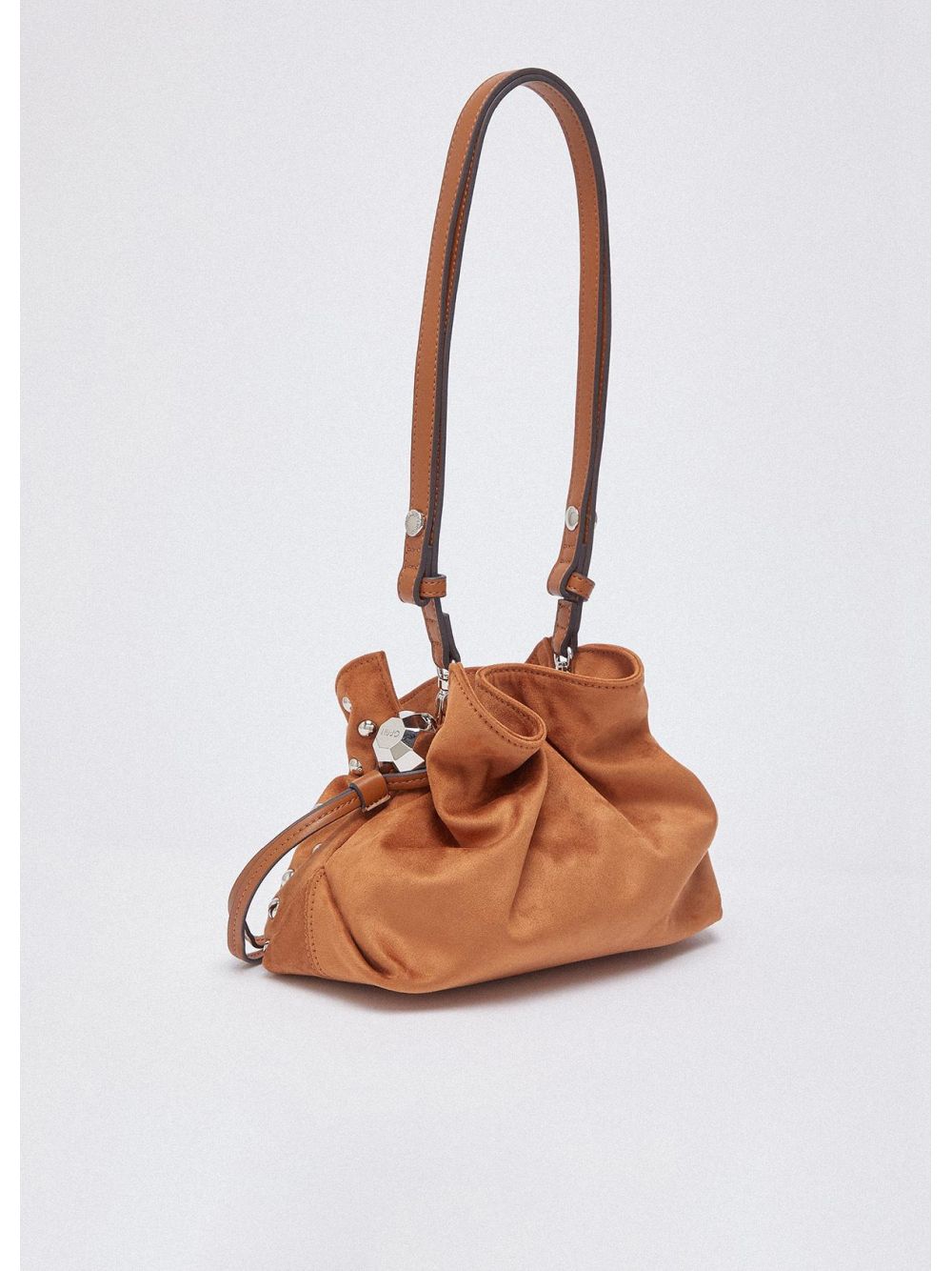 Borsa Liu Jo Riccy piccola con borchie Donna - Marrone