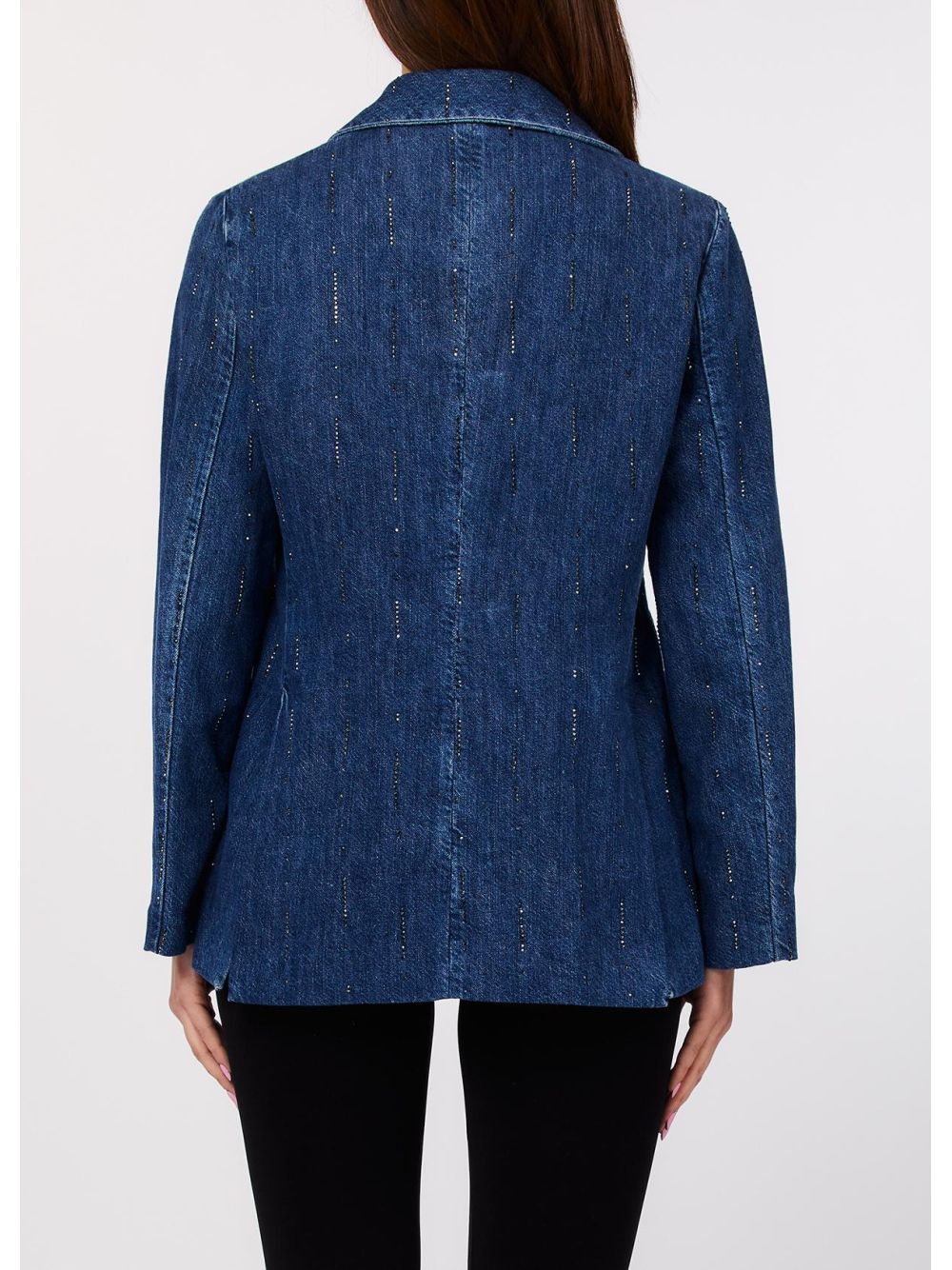 Giacca Liu Jo in denim con strass Donna - Denim