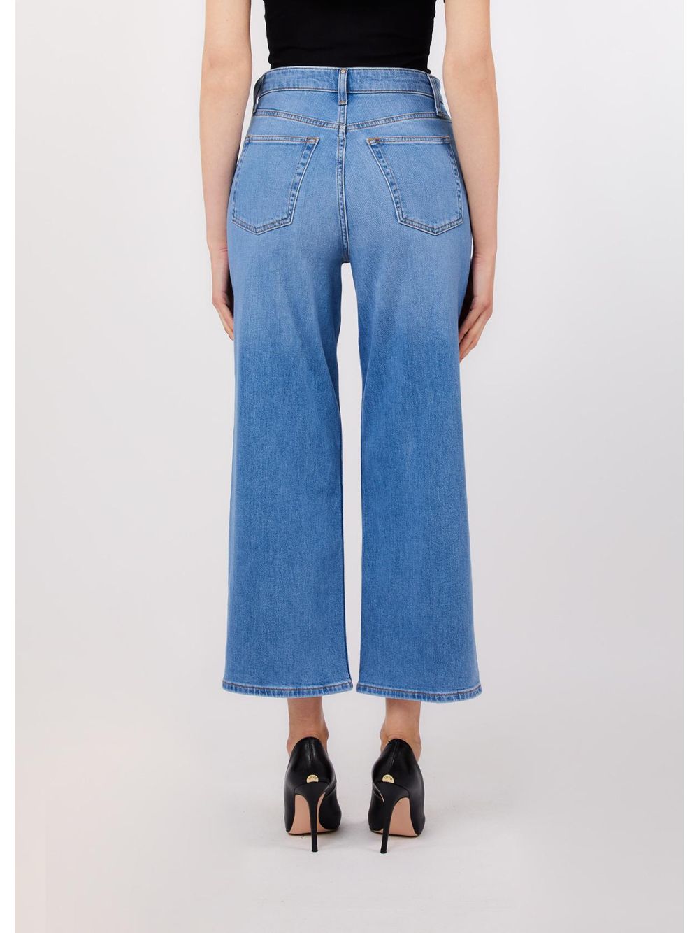 Pantalone Liu Jo flare cropped Donna - Denim