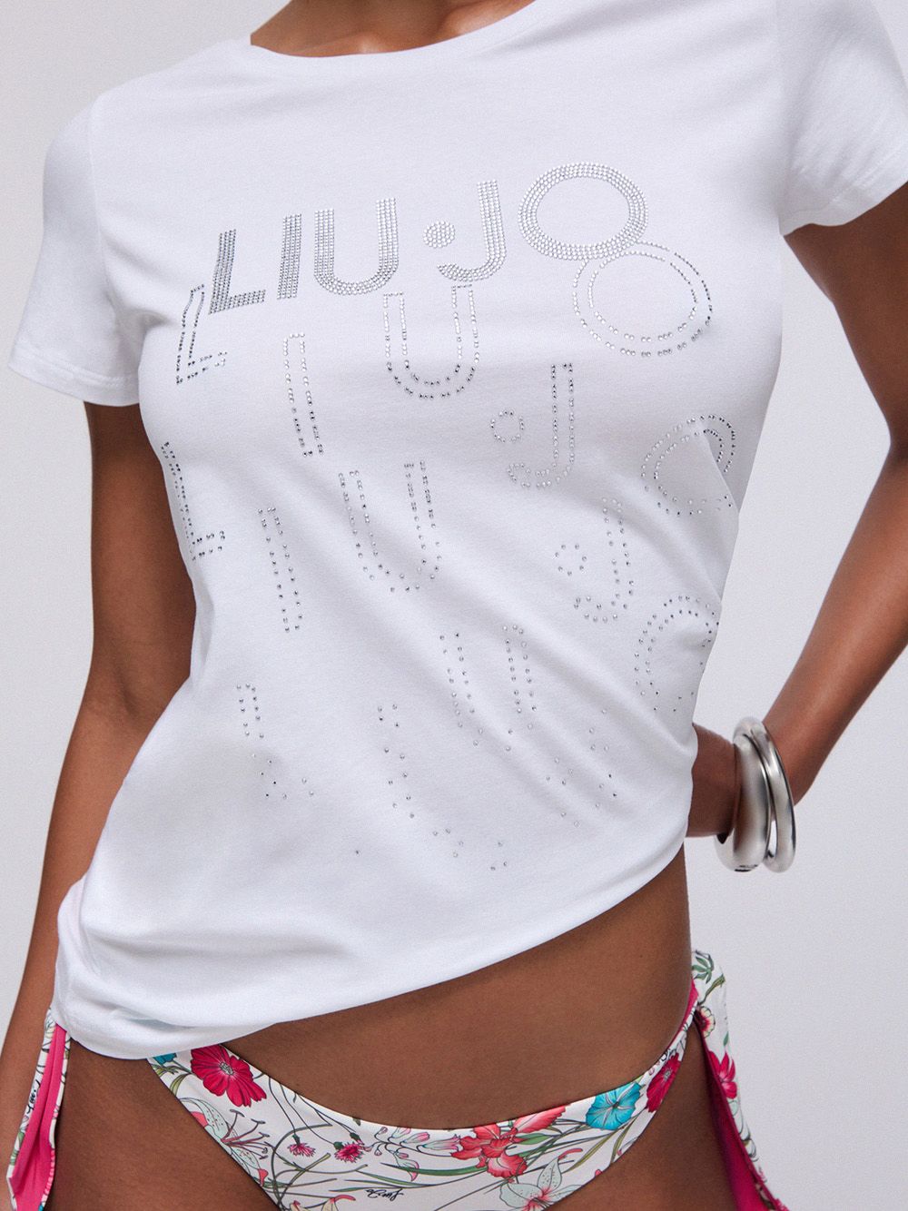 T-shirt Liu Jo con logo Donna - Bianco