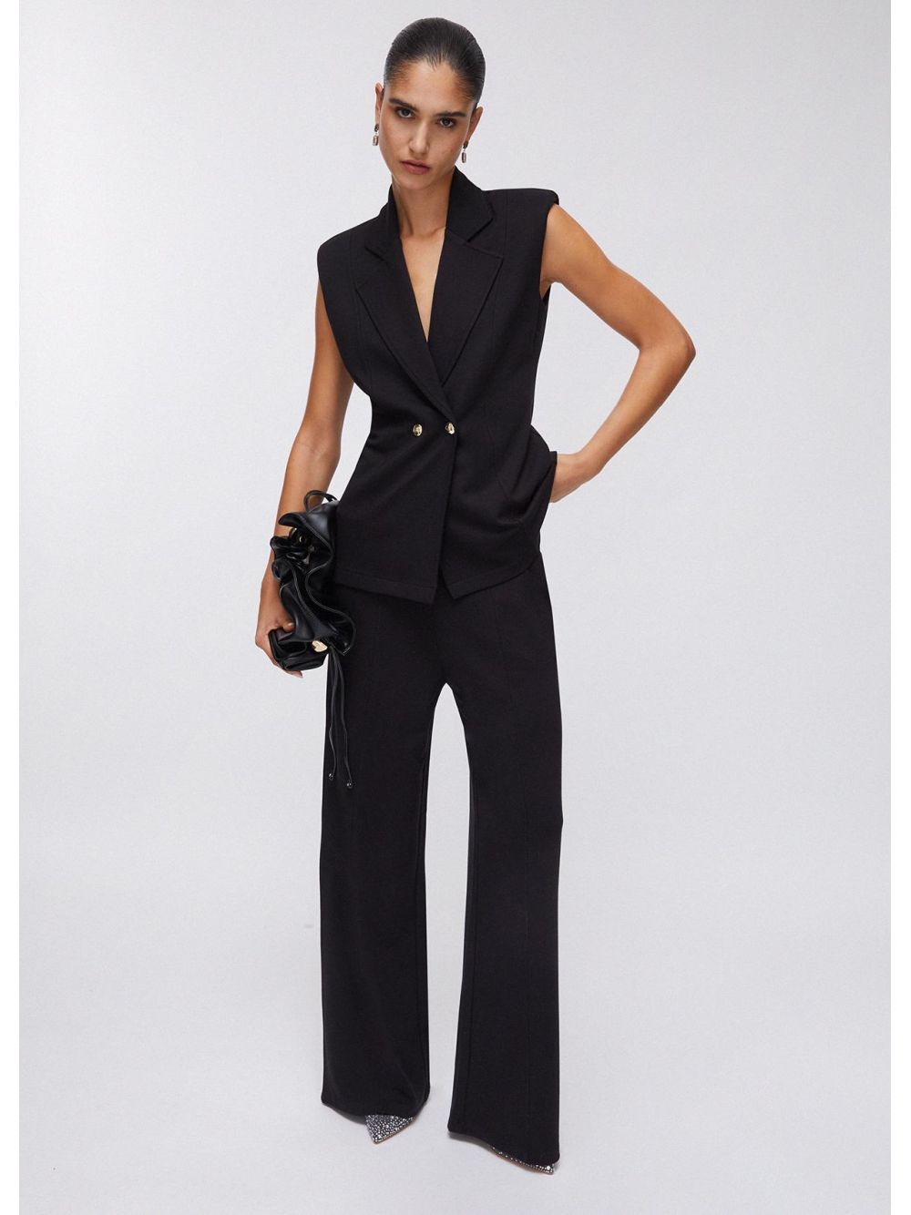 Pantalone Liu Jo con spacchetti Donna - Nero