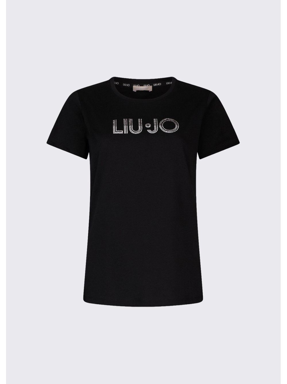 T-shirt Liu Jo con strass Donna - Nero