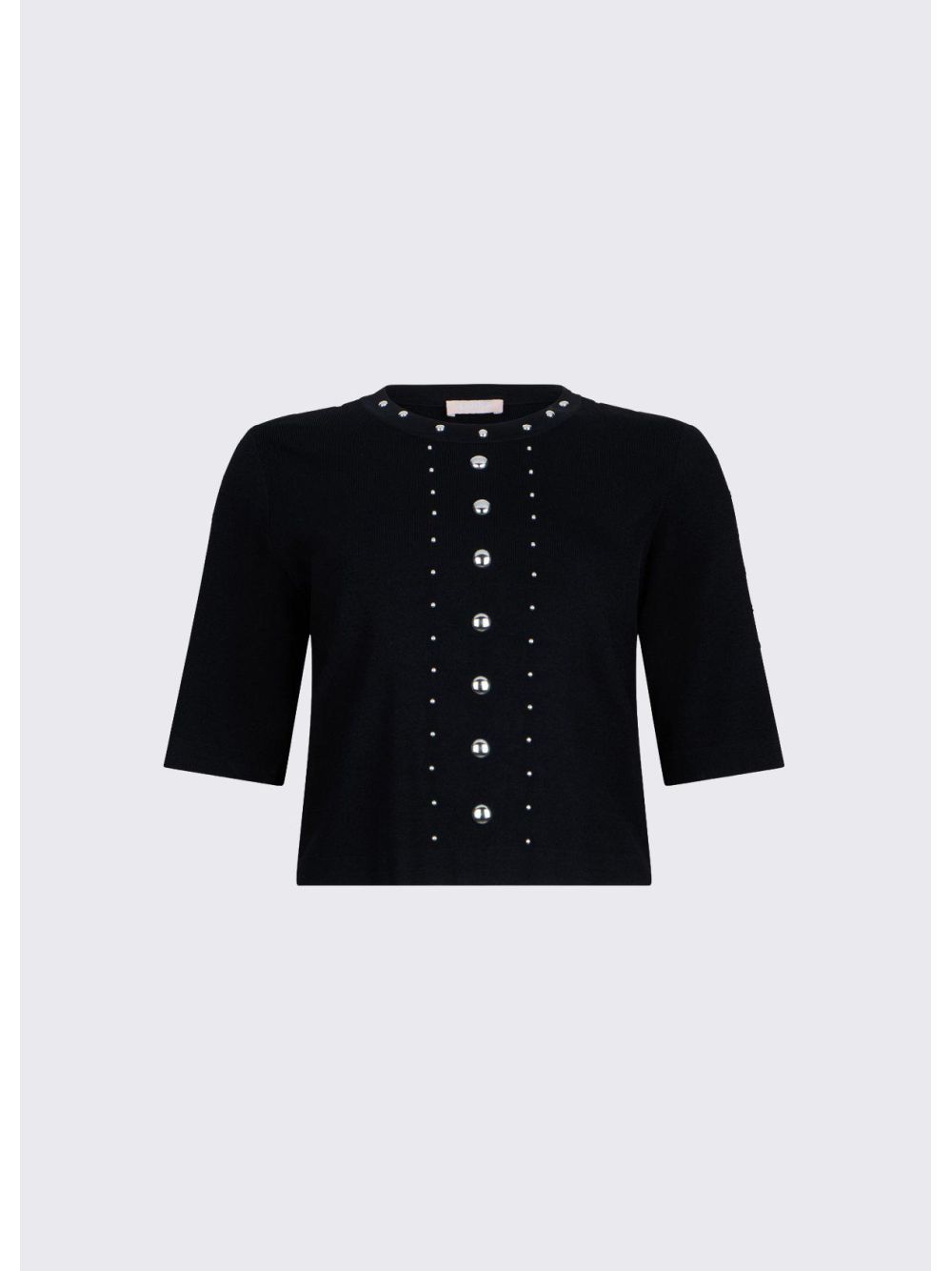 Maglia Liu Jo con borchie Donna - Nero