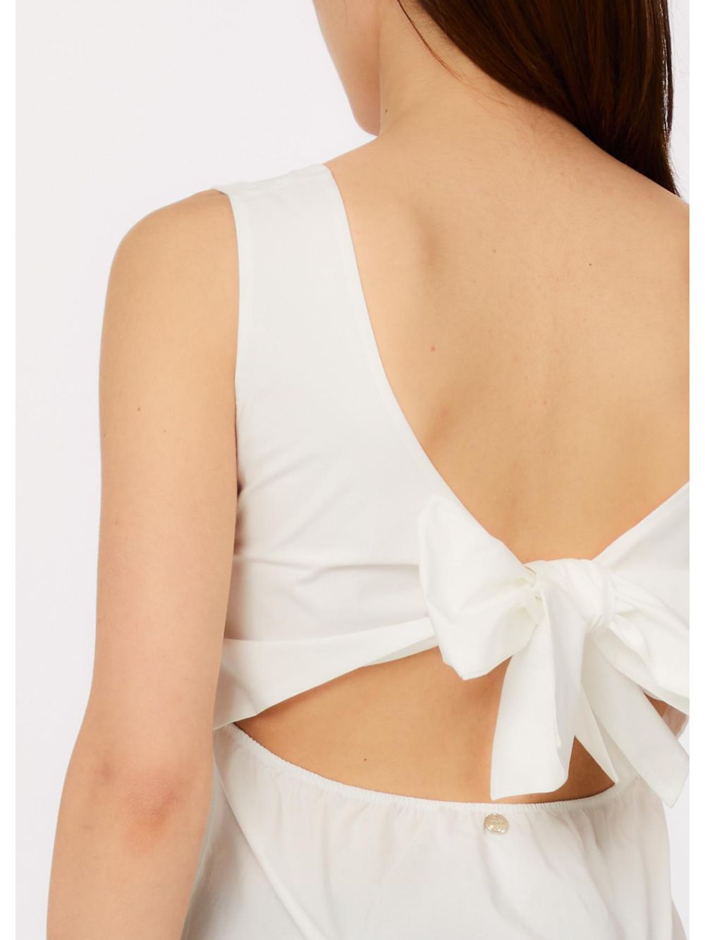 Maglia Liu Jo con fiocco dietro Donna - Bianco
