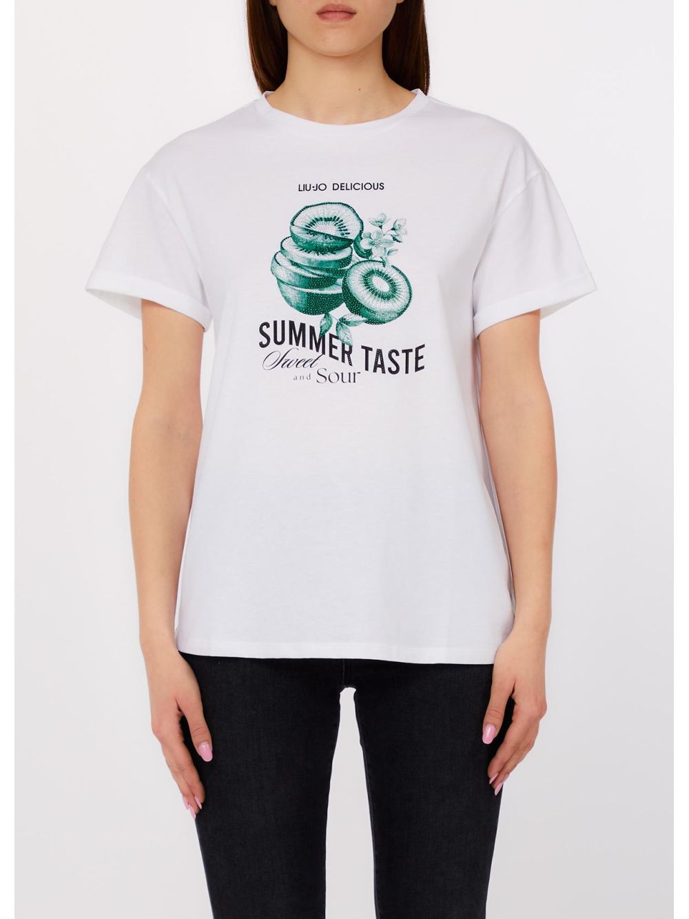 T-shirt Liu Jo con stampa Donna - Bianco
