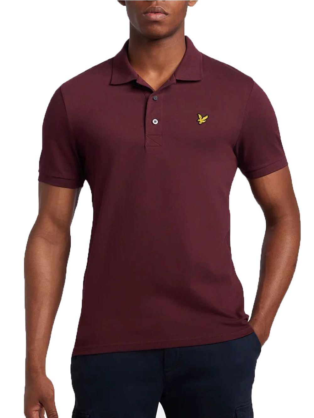 Polo Lyle & Scott Uomo - Bordeaux
