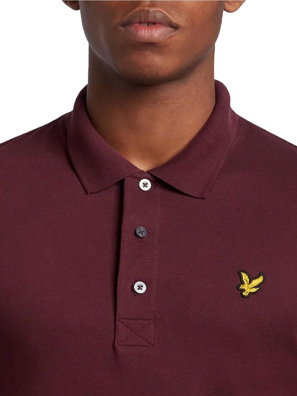 Polo Lyle & Scott Uomo - Bordeaux