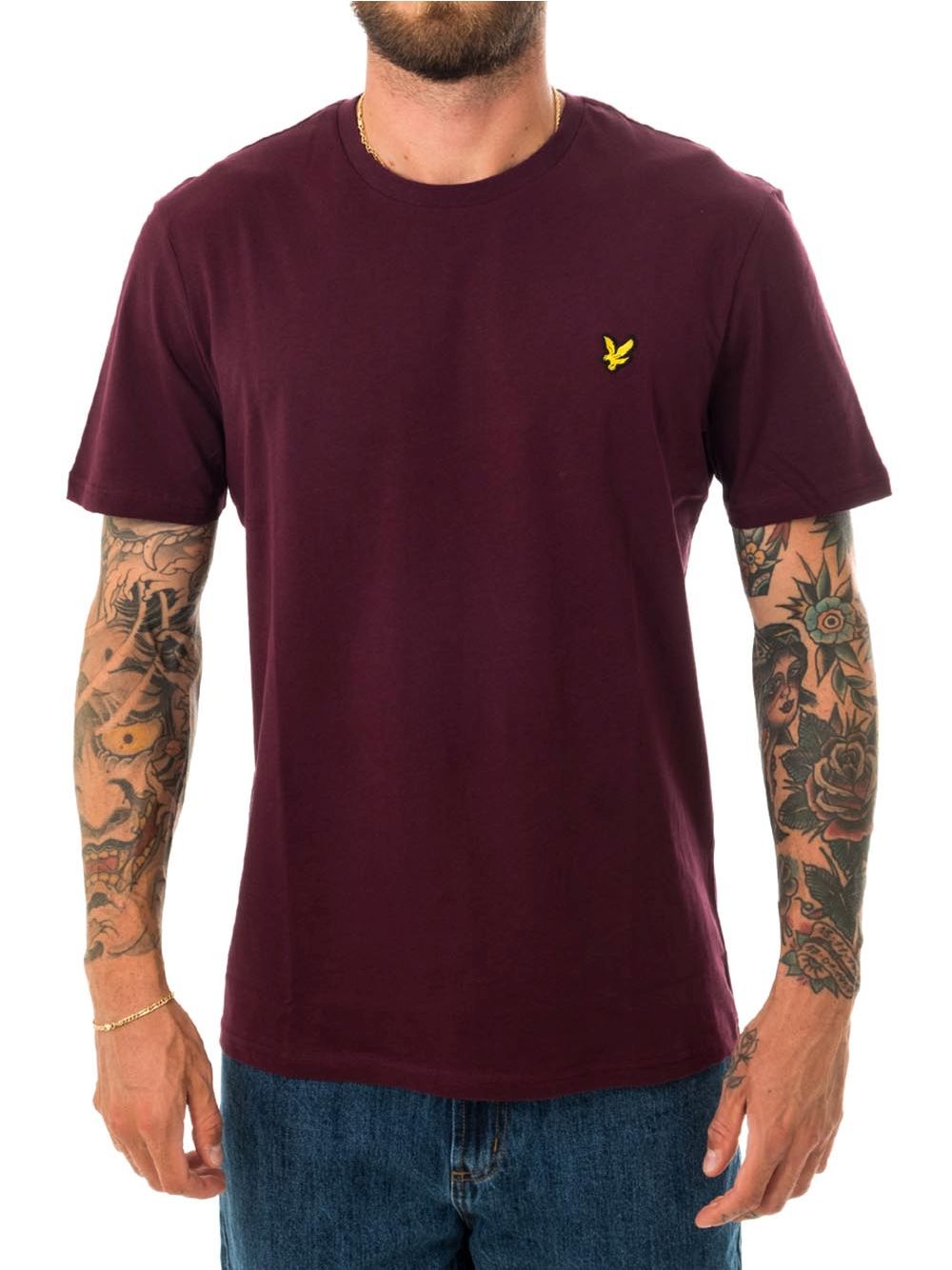 T-shirt Lyle & Scott Uomo - Bordeaux