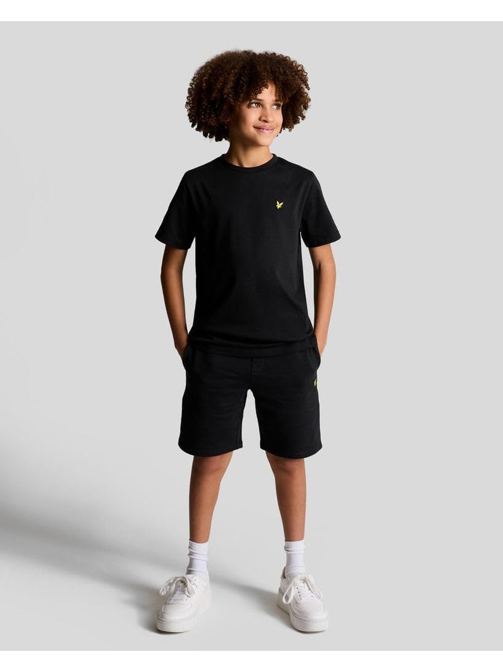 T-shirt Lyle & Scott Bambino - Nero