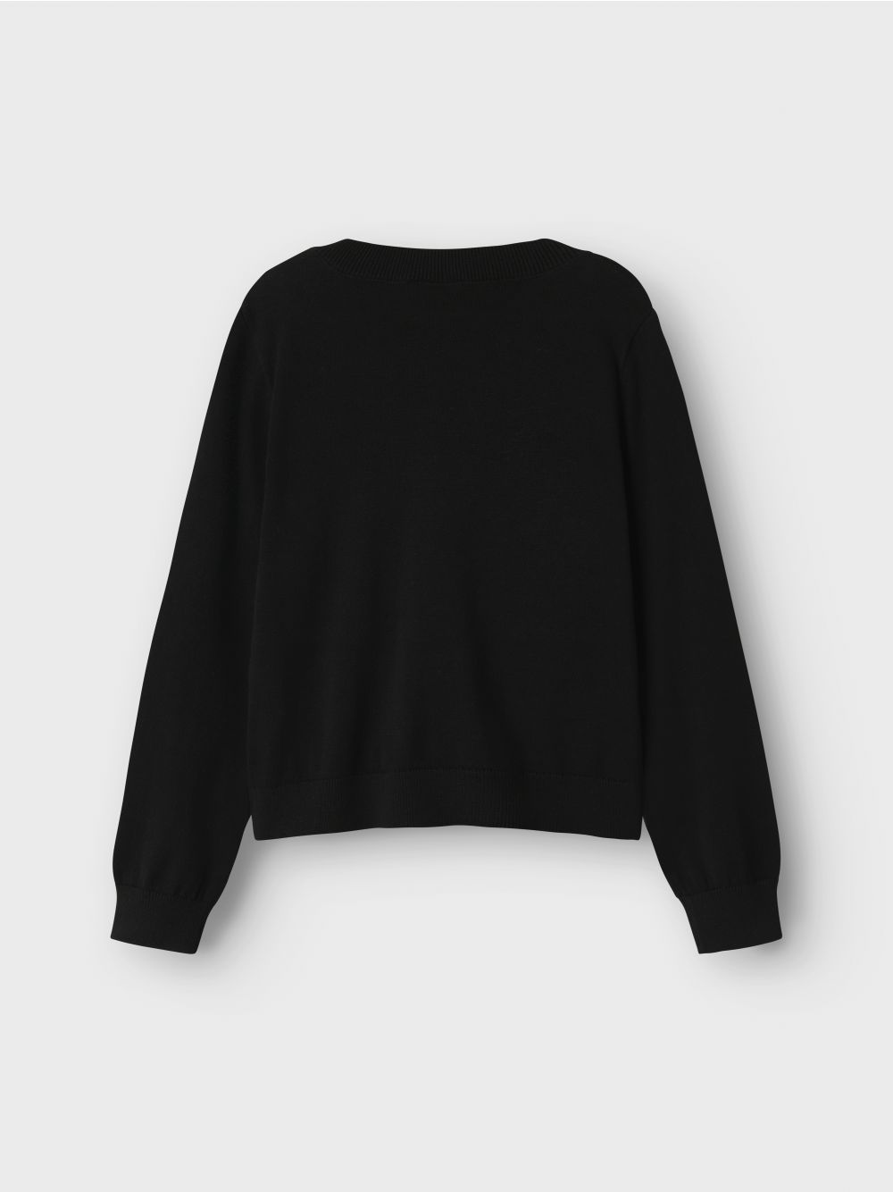 Pullover Name It VALANE LS KNIT CARD NOOS Bambina - Nero