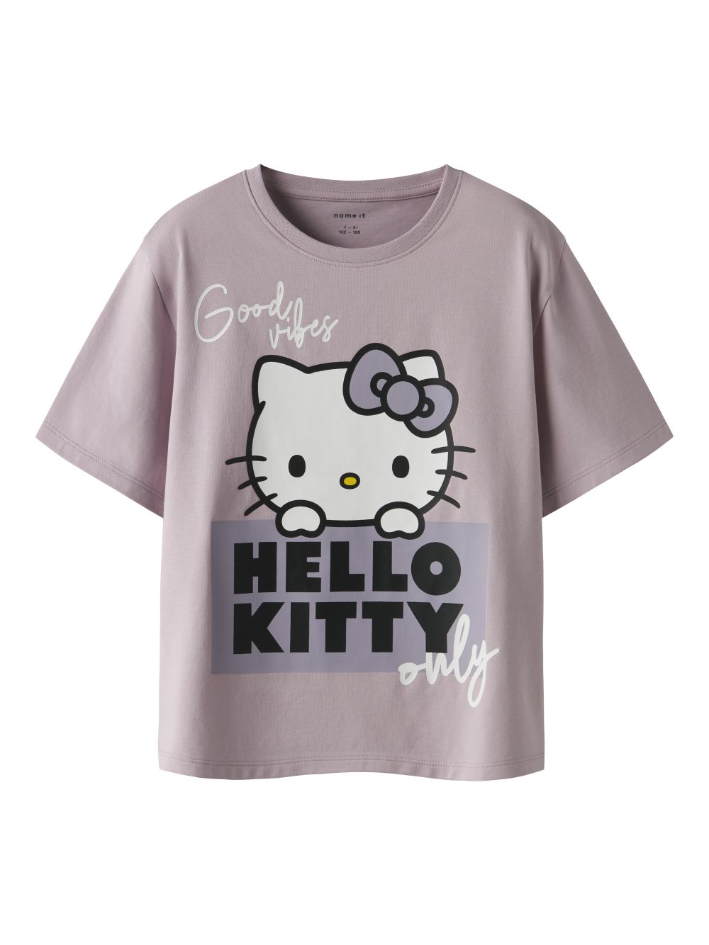 T-shirt Name It DYKAJA HELLOK SS NREG SKY Bambina - Rosa
