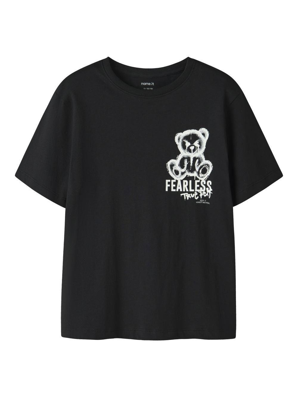 T-shirt Name It DIPO SS NREG BOX Bambino - Nero