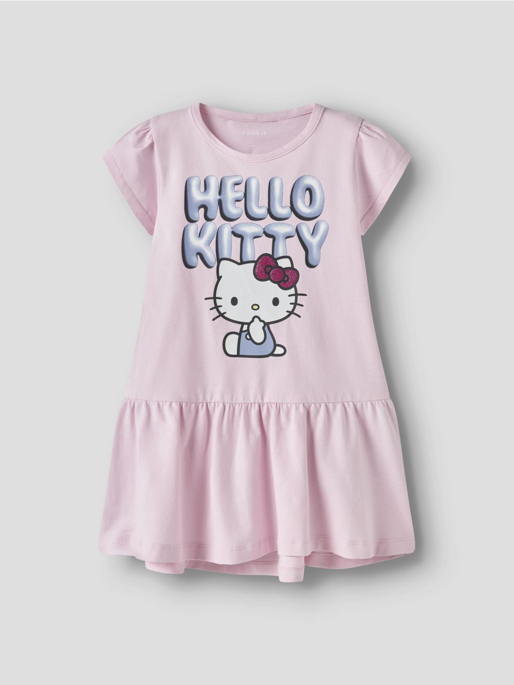 Vestito Name It FIDI HELLOK SS SKY Bambina - Rosa