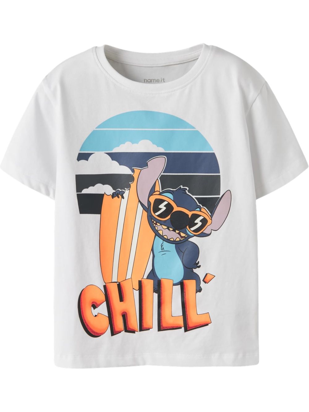 T-shirt Name It MAMBA STITCH SS NREG BOX WDI Bambino - Bianco