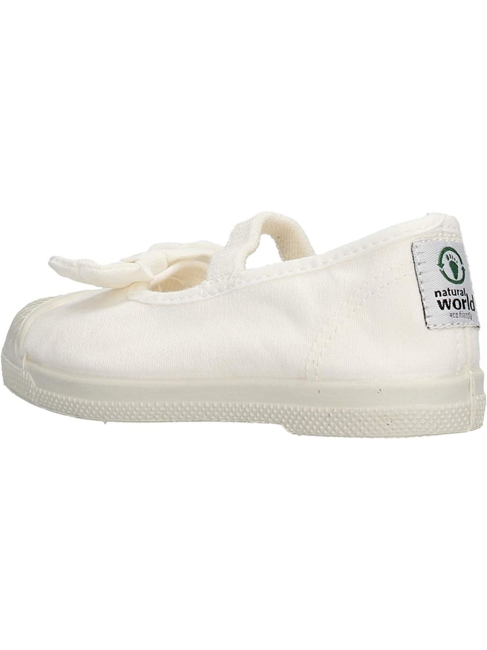 Scarpe in Tela Natural World Unisex Bambino - Bianco