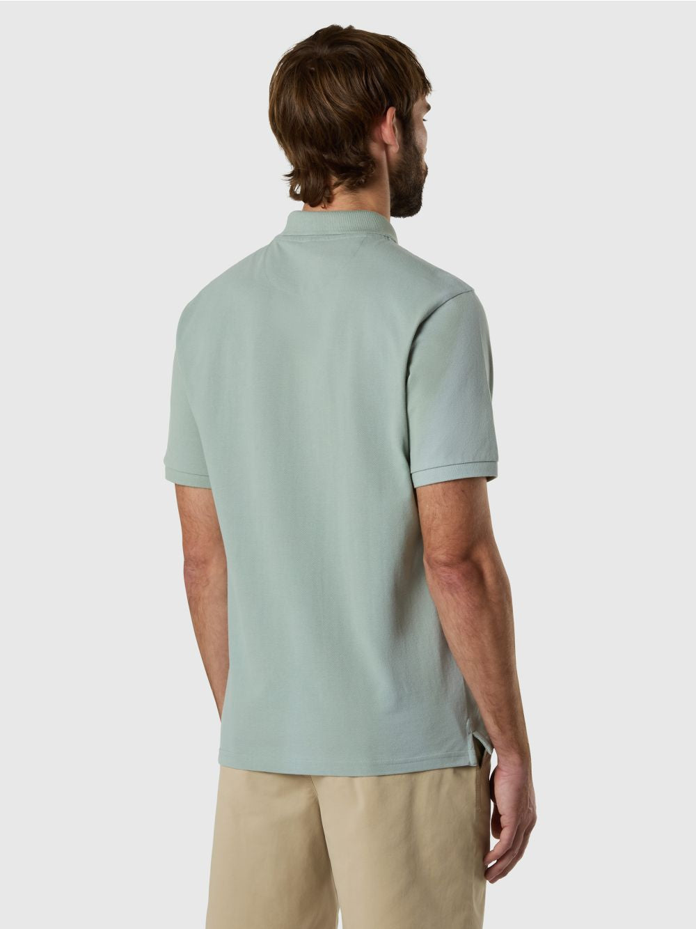 Polo North Sails con patch logo Uomo - Verde
