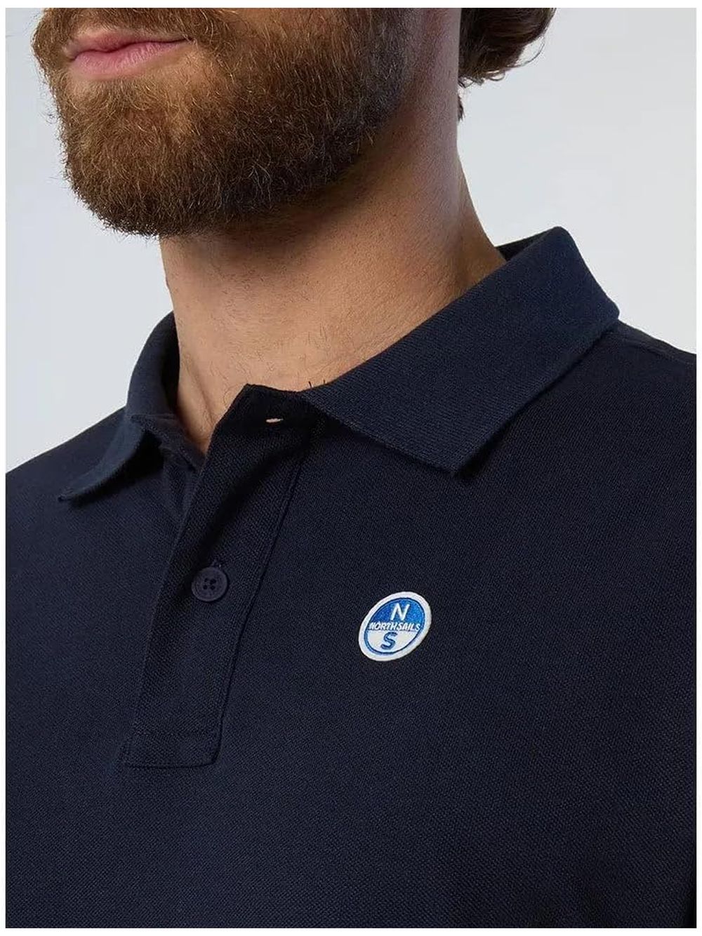 Polo North Sails con patch logo Uomo - Navy