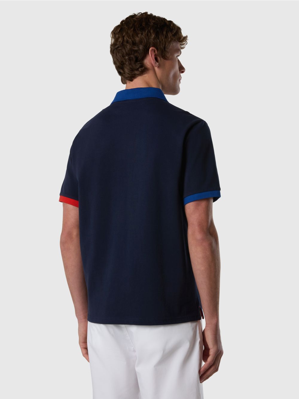 Polo North Sails con dettagli a contrasto Uomo - Navy