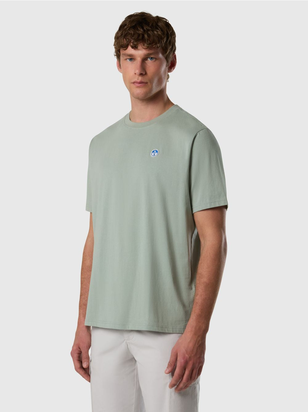T-shirt North Sails con patch logata Uomo - Verde