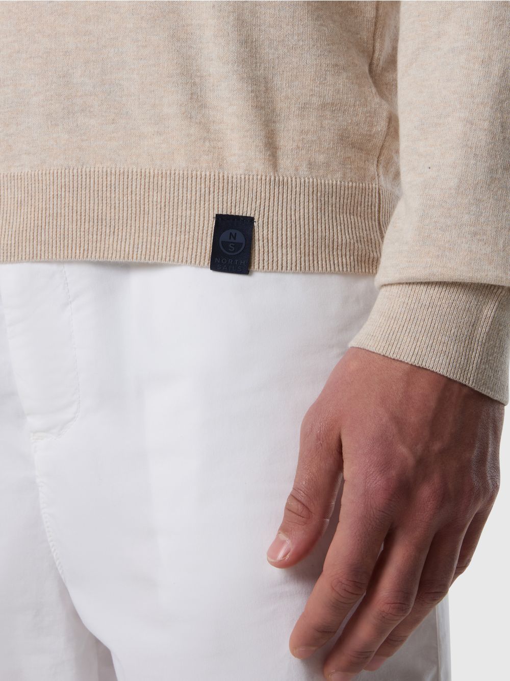 Pullover North Sails girocollo leggero Uomo - Beige