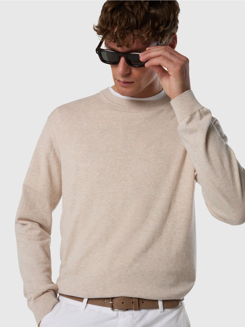 Pullover North Sails girocollo leggero Uomo - Beige