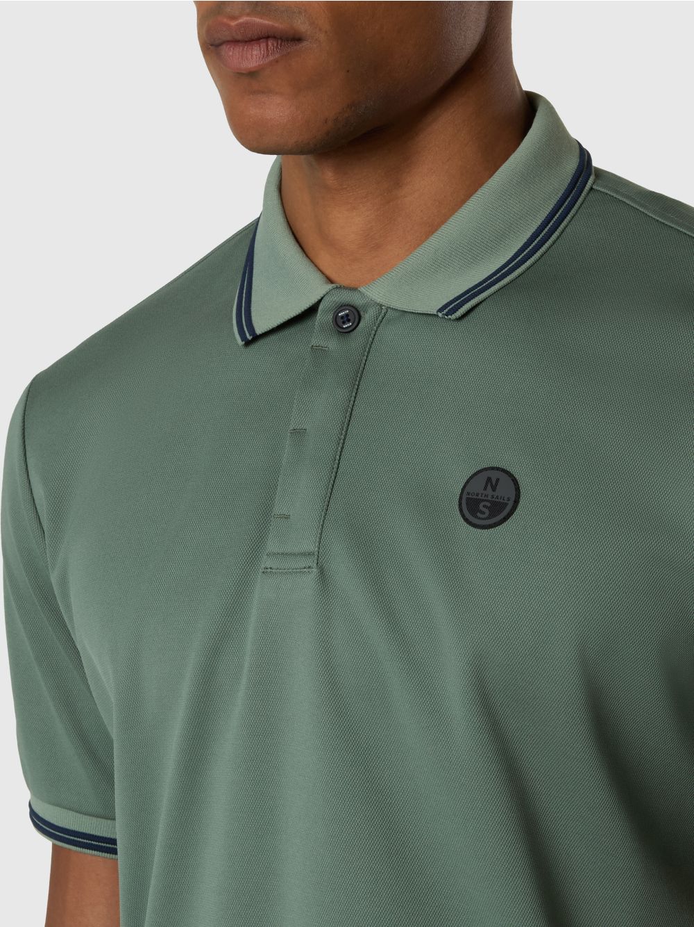 Polo North Sails a maniche corte in COOLMAX® Uomo - Verde
