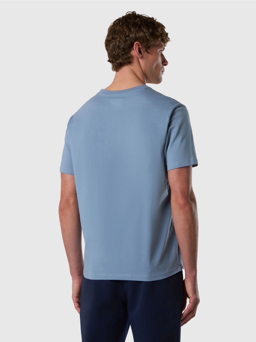 T-shirt North Sails con logo North Tech Uomo - Azzurro