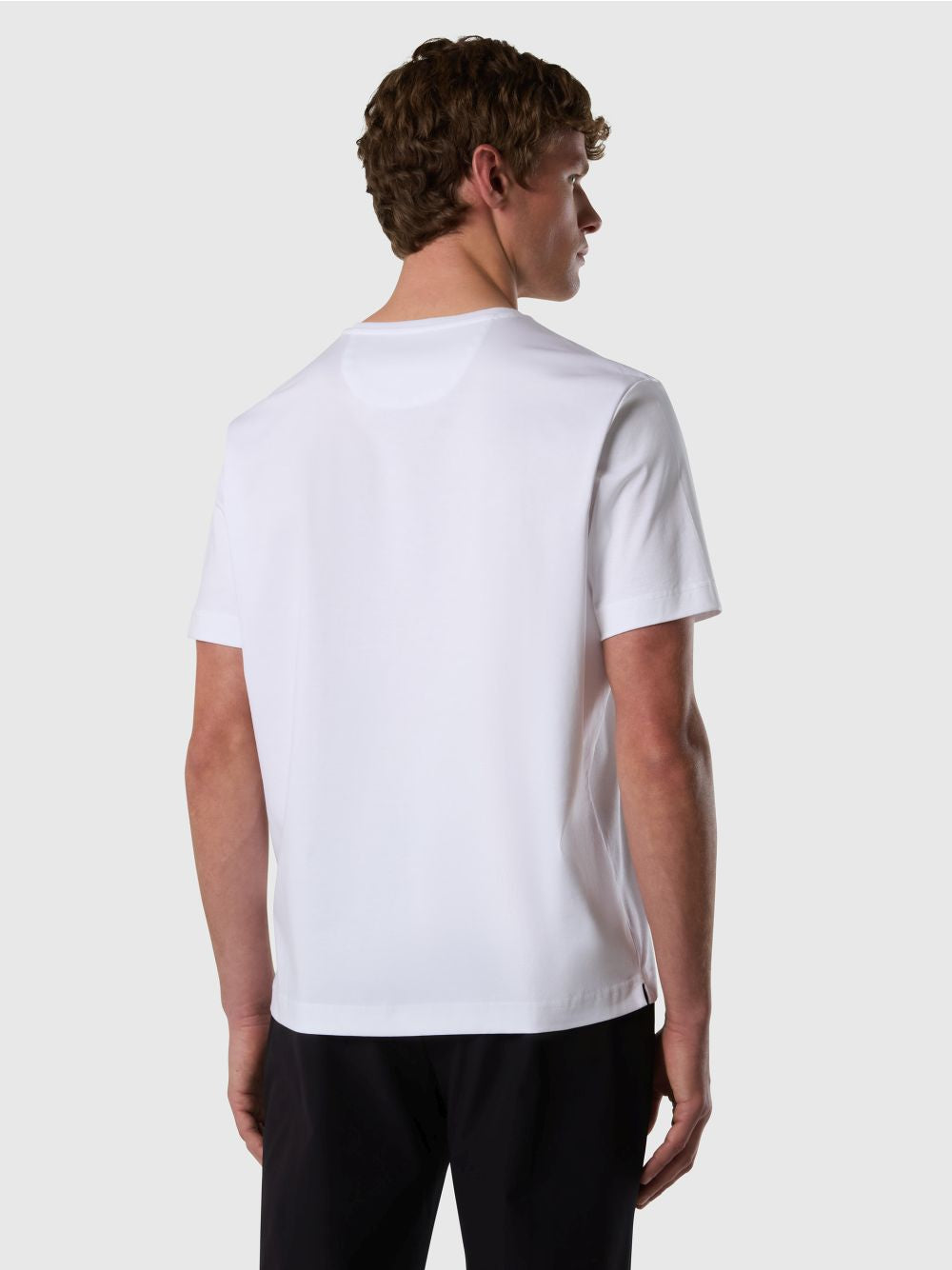 T-shirt North Sails in jersey di modal Uomo - Bianco