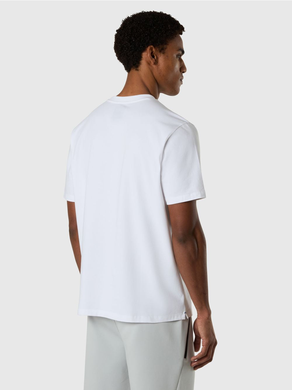 T-shirt North Sails con lettering North Sails in rilievo Uomo - Bianco