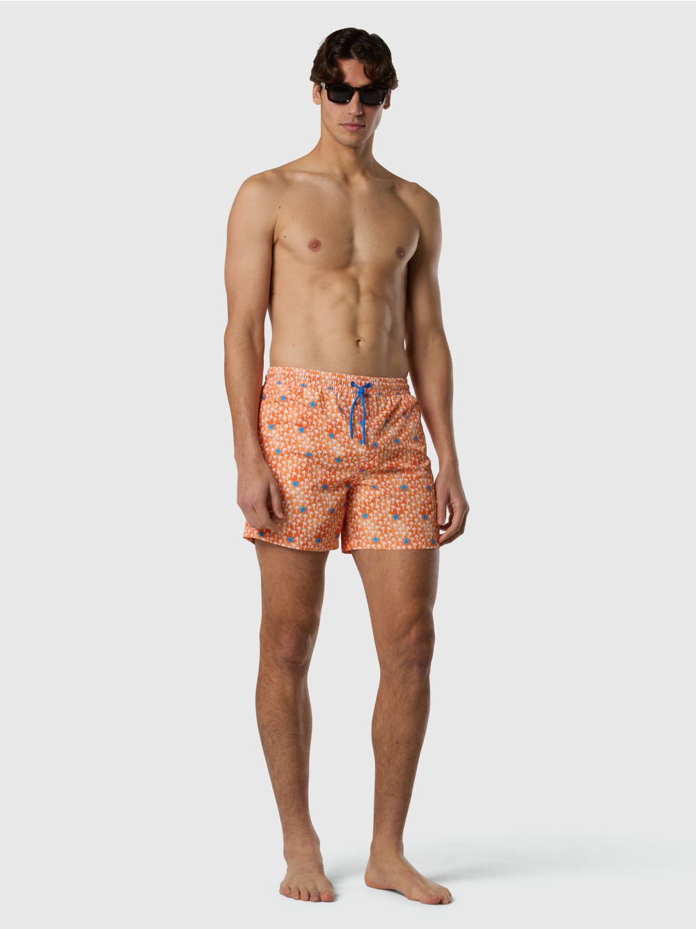 Costume North Sails mare con stampa grafica Uomo - Arancione