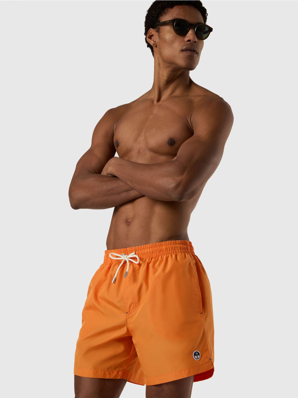 Costume North Sails mare effetto pesca ripiegabili Uomo - Arancione