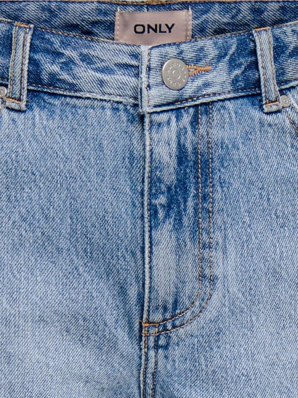 Bermuda Only SONNY HW WIDE DNM SHORTS NOOS Bambina - Denim