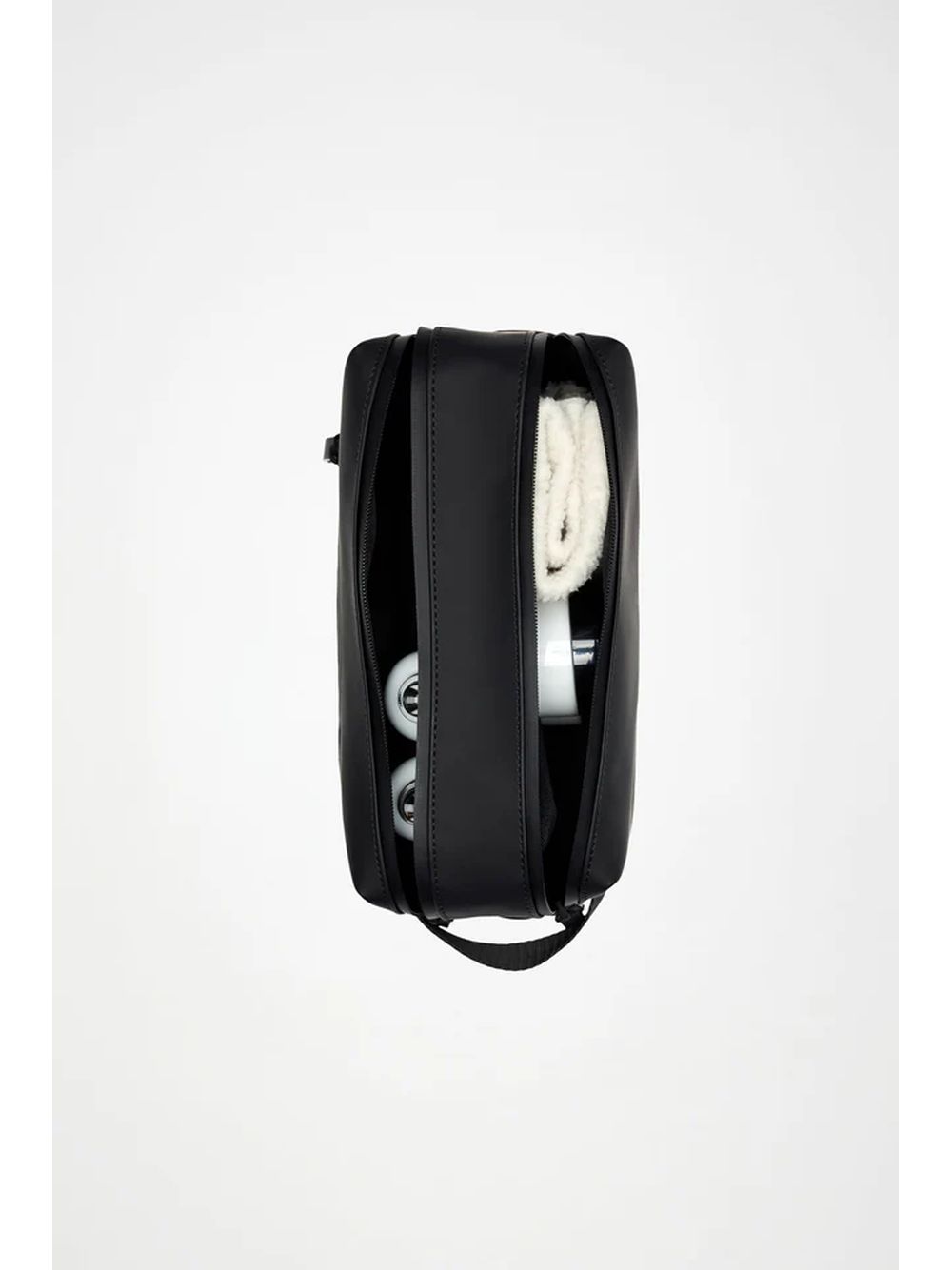Beauty Case Rains 2 Zip Wash Unisex - Nero