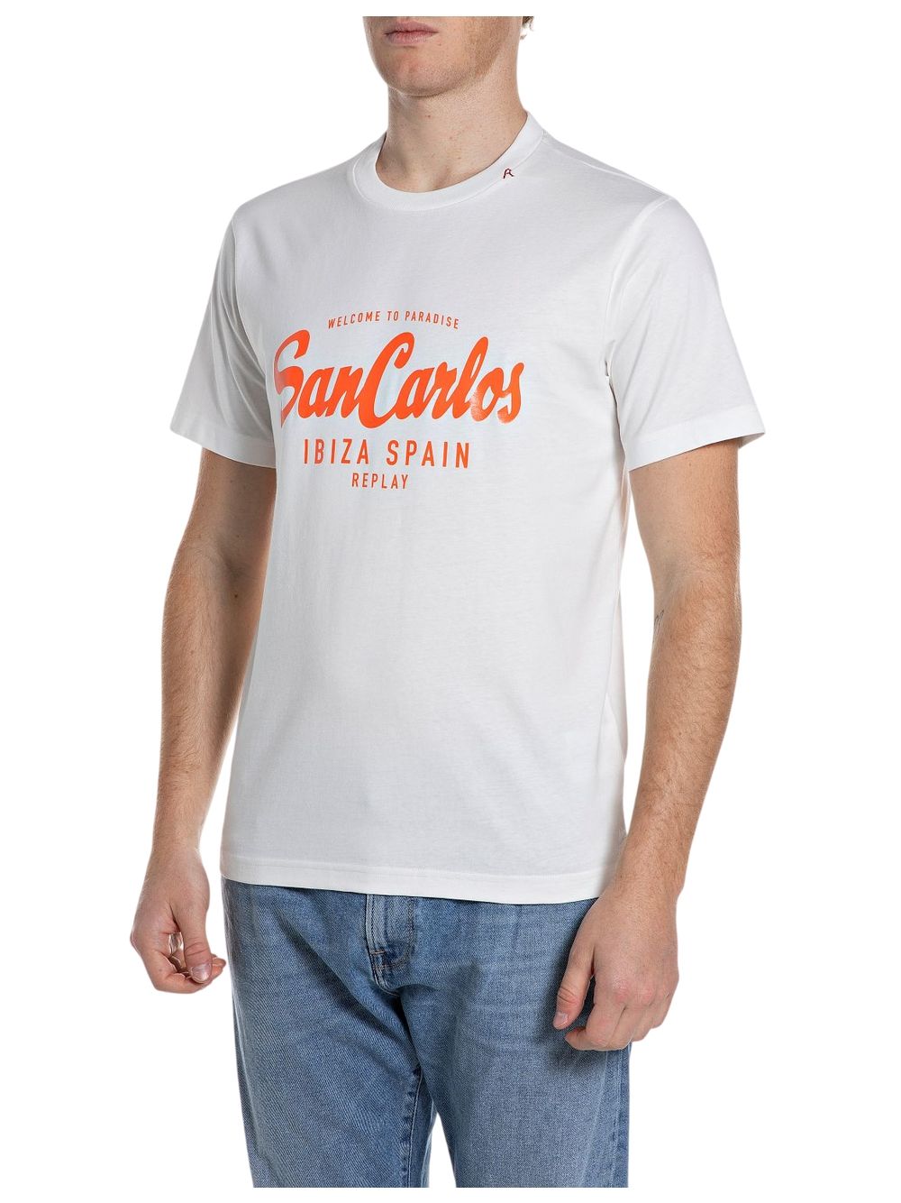 T-shirt Replay Uomo - Bianco